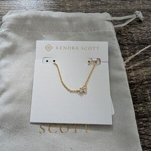 Kendra Scott Gold Necklace with Heart Charm